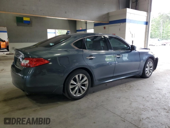 2012 Infiniti M Hybrid with VIN JN1EY1AP1CM910773, listed as a Copart auction lot 56379845 with 168,626 mi miles and Clean title. Bid and sale history available at DreamBid. Image 3.