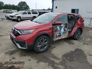 2021 Honda CR-V EX with VIN 5J6RW2H53MA004832, listed as a Copart auction lot 60472605 with 81,358 mi miles and Salvage title. Bid and sale history available at DreamBid. Image 1.