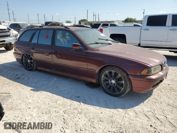 2001 BMW 5 Series 525iAT with VIN WBADS43421GD84504, listed as a Copart auction lot 70861374 with 0 mi miles and Clean Title. Bid and sale history available at carsss.com. Image 4.
