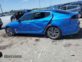 2019 Kia Stinger with VIN KNAE15LA9K6067794, listed as a Copart auction lot 53731455 with 37,817 mi miles and Non Repairable. Bid and sale history available at DreamBid. Image 2.