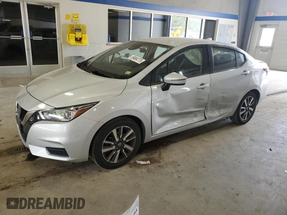 2021 Nissan Versa SV с VIN 3N1CN8EV5ML828493, выставлен на аукционе Copart как лот 59464775 с пробегом 67 908 миль миль и Списание • Salvage title. История ставок и продаж доступна на DreamBid. Изображение 1.