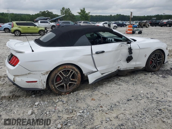 2020 Ford Mustang EcoBoost z VIN 1FATP8UH7L5137828, wystawiony jako Copart lot #60939205 z przebiegiem 107 477 mil mil oraz Szkoda całkowita • Salvage title. Historia ofert i sprzedaży dostępna na DreamBid. Obrazek 3.