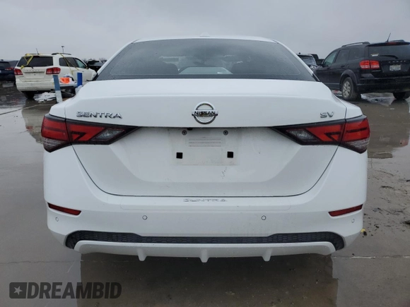 2022 Nissan Sentra SV with VIN 3N1AB8CV2NY268987, listed as a Copart auction lot 87878925 with Not Provided miles and Salvage Title. Bid and sale history available at carsss.com. Image 6.