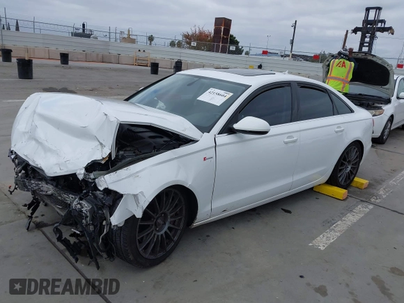2012 Audi A6 Premium Plus with VIN WAUBGAFC7CN005955, listed as a IAAI auction lot 42158604 with 119,738 mi miles and . Bid and sale history available at DreamBid. Image 2.
