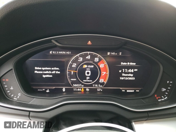 2020 Audi SQ5 Premium Plus with VIN WA1B4AFY6L2069701, listed as a Copart auction lot 71760623 with 56,037 mi miles and . Bid and sale history available at DreamBid. Image 9.