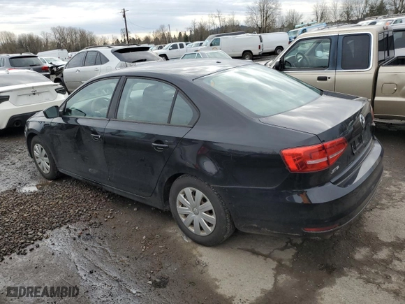 2015 Volkswagen Jetta Sedan 2.0L S with VIN 3VW2K7AJ3FM276789, listed as a Copart auction lot 46073825 with 78,482 mi miles and Salvage Title. Bid and sale history available at carsss.com. Image 2.