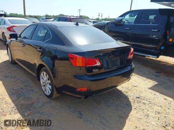 2010 Lexus IS 250 with VIN JTHCF5C25A2033991, listed as a IAAI auction lot 42052234 with 217,930 mi miles and . Bid and sale history available at carsss.com. Image 3.