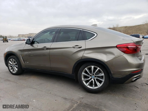 2019 BMW X6 xDrive35i with VIN 5UXKU2C50K0Z63000, listed as a Copart auction lot 51185855 with 25,456 mi miles and Salvage Title. Bid and sale history available at carsss.com. Image 2.