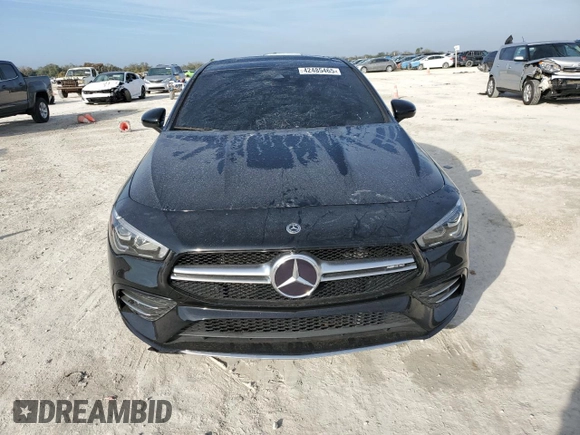 2022 Mercedes-Benz CLA 35 AMG with VIN W1K5J5BB2NN272578, listed as a Copart auction lot 42485465 with 28,671 mi miles and Salvage Title. Bid and sale history available at DreamBid. Image 5.