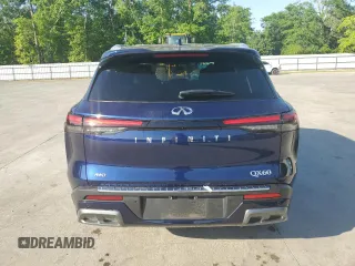 2023 Infiniti QX60 Sensory with VIN 5N1DL1GS2PC345895, listed as a Copart auction lot 53189265 with 25,865 mi miles and Salvage title. Bid and sale history available at DreamBid. Image 6.