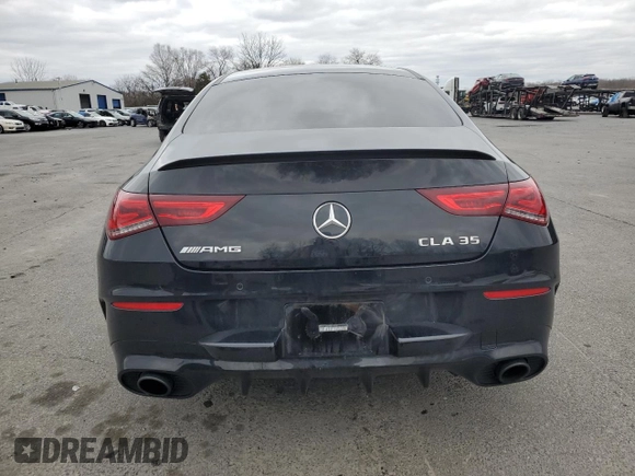 2021 Mercedes-Benz CLA with VIN W1K5J5BB6MN219915, listed as a Copart auction lot 46460125 with 45,053 mi miles and Salvage Title. Bid and sale history available at carsss.com. Image 6.