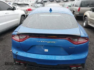 2018 Kia Stinger GT1 with VIN KNAE45LCXJ6018532, listed as a IAAI auction lot 41563629 with 91,043 mi miles. Bid and sale history available at carsss.com. Image 16.