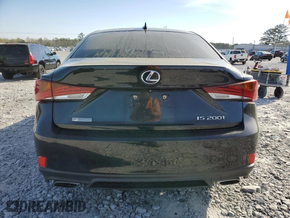 2017 Lexus IS with VIN JTHBA1D24H5051103, listed as a Copart auction lot 50579145 with 67,665 mi miles and Salvage Title. Bid and sale history available at carsss.com. Image 6.