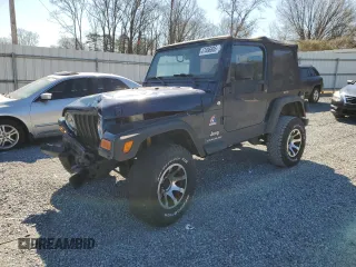 2003 Jeep Wrangler X with VIN 1J4FA39S53P363235, listed as a Copart auction lot 47496685 with 236,575 mi miles and Salvage Title. Bid and sale history available at carsss.com. Image 1.