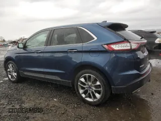 2017 Ford Edge Titanium with VIN 2FMPK4K93HBB38116, listed as a Copart auction lot 45160125 with 64,491 mi miles and Salvage Title. Bid and sale history available at carsss.com. Image 2.