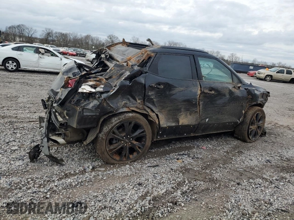 2021 Chevrolet Blazer RS z VIN 3GNKBERSXMS580125, wystawiony jako Copart lot #80782854 z przebiegiem Nie podano mil oraz Szkoda całkowita • Salvage title. Historia ofert i sprzedaży dostępna na DreamBid. Obrazek 3.