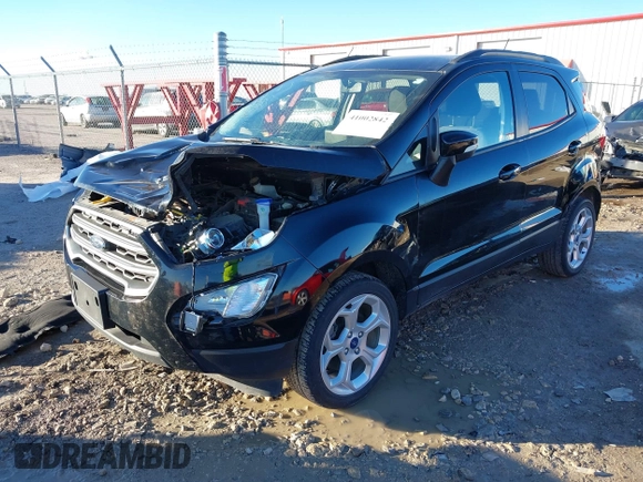 2021 Ford EcoSport SE with VIN MAJ3S2GE1MC442350, listed as a IAAI auction lot 41002842 with 54,973 mi miles and . Bid and sale history available at carsss.com. Image 17.