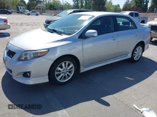 2009 Toyota Corolla with VIN 1NXBU40E69Z045543, listed as a IAAI auction lot 42201200 with 143,533 mi miles. Bid and sale history available at carsss.com. Image 2.