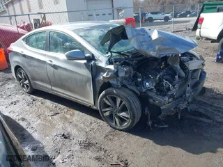 2014 Hyundai Elantra SE with VIN KMHDH4AE8EU112407, listed as a IAAI auction lot 41713194 with 126,050 mi miles. Bid and sale history available at carsss.com. Image 1.