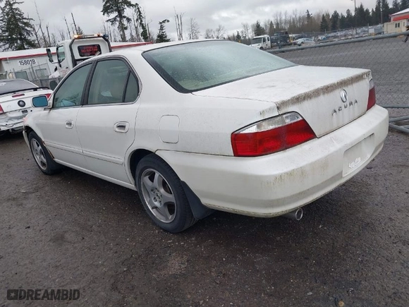2002 Acura TL with VIN 19UUA56612A031389, listed as a IAAI auction lot 41671430 with 180161 miles. Bid and sale history available at carsss.com. Image 3.