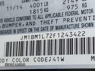 2015 Mazda 3 i Touring with VIN JM1BM1L72F1243422, listed as a IAAI auction lot 42116164 with 110,713 mi miles. Bid and sale history available at carsss.com. Image 9.