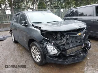 2020 Chevrolet Equinox LS with VIN 3GNAXHEV6LS501658, listed as a IAAI auction lot 41980000 with 77,963 mi miles. Bid and sale history available at carsss.com. Image 1.