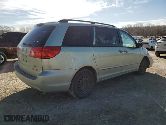 2009 Toyota Sienna CE with VIN 5TDZK23C49S279854, listed as a Copart auction lot 46908125 with 237,484 mi miles and Clean Title. Bid and sale history available at carsss.com. Image 3.