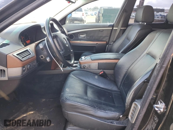 2004 BMW 7 Series with VIN WBAGL63594DP72797, listed as a Copart auction lot 49313695 with 182,785 mi miles and Salvage title. Bid and sale history available at DreamBid. Image 7.