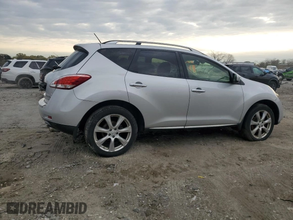 2013 Nissan Murano SV with VIN JN8AZ1MW2DW305375, listed as a Copart auction lot 52975545 with 210,535 mi miles and Clean title. Bid and sale history available at DreamBid. Image 3.