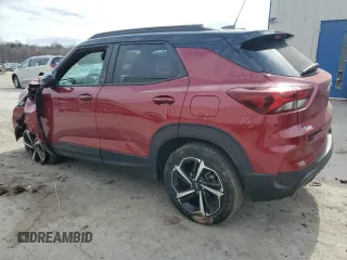 2021 Chevrolet TrailBlazer RS with VIN KL79MUSL8MB056608, listed as a Copart auction lot 47604514 with 43,681 mi miles and . Bid and sale history available at DreamBid. Image 2.