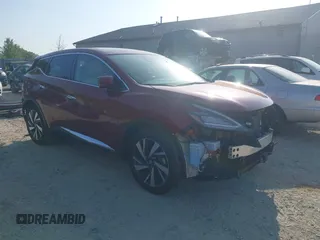 2022 Nissan Murano SL z VIN 5N1AZ2CS9NC126233, wystawiony jako IAAI lot #42566807 z przebiegiem 28 848 mil mil oraz . Historia ofert i sprzedaży dostępna na DreamBid. Obrazek 1.