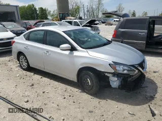 2019 Nissan Sentra S z VIN 3N1AB7AP8KY309049, wystawiony jako Copart lot #56308045 z przebiegiem 143 815 mil mil oraz Szkoda całkowita • Salvage title. Historia ofert i sprzedaży dostępna na DreamBid. Obrazek 4.