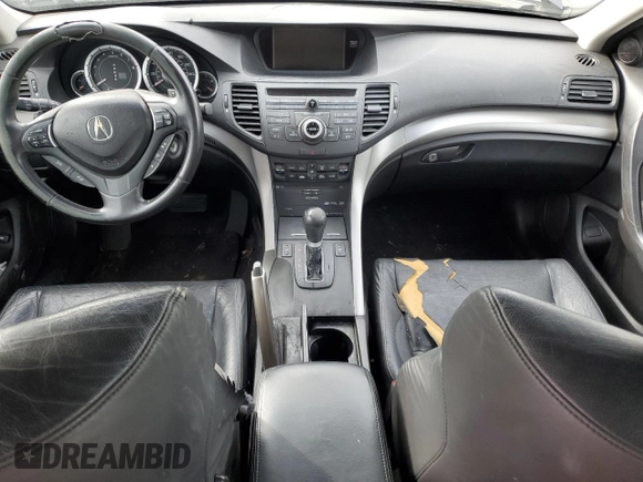 2010 Acura TSX with VIN JH4CU2F63AC012036, listed as a Copart auction lot 52008175 with 0 mi miles and Salvage Title. Bid and sale history available at carsss.com. Image 8.