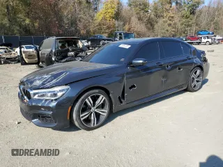 2016 BMW 7 Series 750i xDrive with VIN WBA7F2C56GG419078, listed as a Copart auction lot 75355703 with 0 mi miles. Bid and sale history available at carsss.com. Image 1.