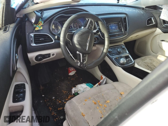 2016 Chrysler 200 Limited with VIN 1C3CCCAB8GN183395, listed as a Copart auction lot 51546925 with 76,762 mi miles and Salvage Title. Bid and sale history available at carsss.com. Image 8.