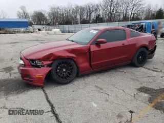 2014 Ford Mustang V6 with VIN 1ZVBP8AM1E5201367, listed as a Copart auction lot 51088215 with 153,209 mi miles and Salvage Title. Bid and sale history available at carsss.com. Image 1.