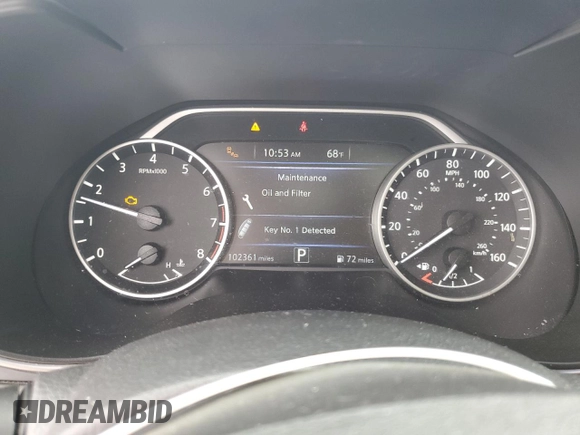 2019 Nissan Maxima SL z VIN 1N4AA6AV8KC372031, wystawiony jako Copart lot #54631325 z przebiegiem 102 361 mil mil oraz Szkoda całkowita • Salvage title. Historia ofert i sprzedaży dostępna na DreamBid. Obrazek 9.