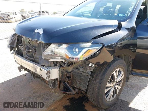 2018 Nissan Pathfinder SL with VIN 5N1DR2MN8JC670870, listed as a IAAI auction lot 42269519 with 55,414 mi miles and . Bid and sale history available at DreamBid. Image 6.