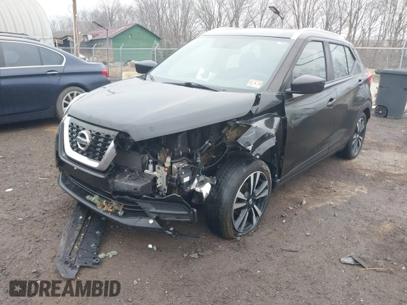 2019 Nissan Kicks S with VIN 3N1CP5CU6KL527179, listed as a IAAI auction lot 41479057 with 97,895 mi miles. Bid and sale history available at carsss.com. Image 6.