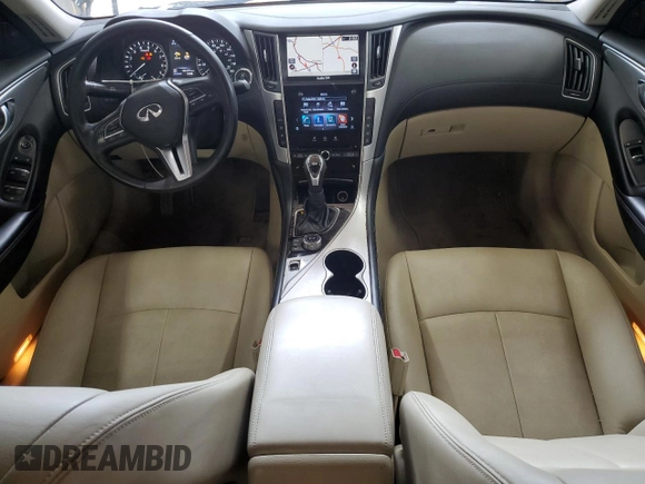 2020 Infiniti Q50 Luxe z VIN JN1EV7AR9LM252570, wystawiony jako Copart lot #58611975 z przebiegiem 148 107 mil mil oraz Czysty tytuł • Clean title. Historia ofert i sprzedaży dostępna na DreamBid. Obrazek 8.