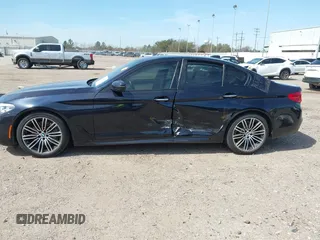 2018 BMW 5 Series 530i with VIN WBAJA5C59JWA38170, listed as a IAAI auction lot 41682219 with 61,990 mi miles and . Bid and sale history available at carsss.com. Image 14.