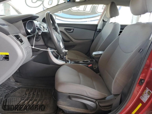 2014 Hyundai Elantra SE with VIN 5NPDH4AE5EH531524, listed as a Copart auction lot 60934715 with 123,607 mi miles and Clean title. Bid and sale history available at DreamBid. Image 7.
