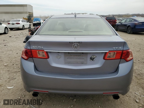 2012 Acura TSX Tech Pkg with VIN JH4CU2F62CC028957, listed as a Copart auction lot 50099255 with 129,410 mi miles and Salvage Title. Bid and sale history available at carsss.com. Image 6.