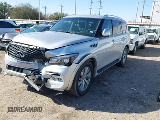 2017 Infiniti QX80 z VIN JN8AZ2NE5H9159392, wystawiony jako IAAI lot #41666185 z przebiegiem 42 482 mil mil oraz . Historia ofert i sprzedaży dostępna na DreamBid. Obrazek 18.