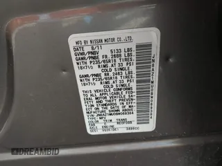 2011 Nissan Murano LE with VIN JN8AZ1MU0BW069384, listed as a IAAI auction lot 41758592 with 149,486 mi miles and . Bid and sale history available at carsss.com. Image 9.