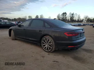 2023 Audi A8 with VIN WAULDAF8XPN010050, listed as a Copart auction lot 78076854 with 36,058 mi miles and Salvage Title. Bid and sale history available at carsss.com. Image 2.