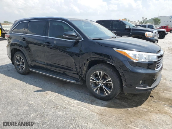 2016 Toyota Highlander XLE with VIN 5TDKKRFH2GS505694, listed as a Copart auction lot 54277914 with 82,424 mi miles and Salvage Title. Bid and sale history available at carsss.com. Image 4.