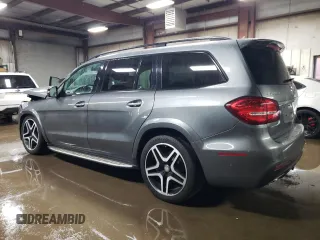 2018 Mercedes-Benz GLS 550 with VIN 4JGDF7DE0JB085552, listed as a Copart auction lot 78694124 with 89,974 mi miles and Salvage title. Bid and sale history available at DreamBid. Image 2.