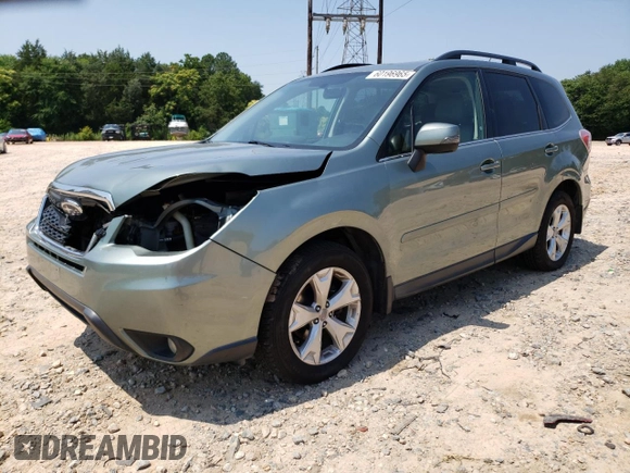 2014 Subaru Forester Touring with VIN JF2SJAMC4EH404204, listed as a Copart auction lot 60196965 with 200,292 mi miles and Salvage title. Bid and sale history available at DreamBid. Image 1.