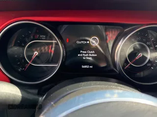 2020 Jeep Wrangler Unlimited Rubicon with VIN 1C4HJXFGXLW234368, listed as a Copart auction lot 54793055 with 56,852 mi miles and Salvage Title. Bid and sale history available at carsss.com. Image 8.